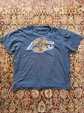 Los Angeles Lakers Navy Graphic Tee